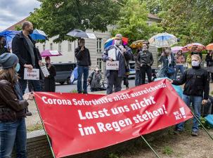 Demo f&uuml;r einen Rettungsschirm f&uuml;r Solo-Selbstst&auml;ndige