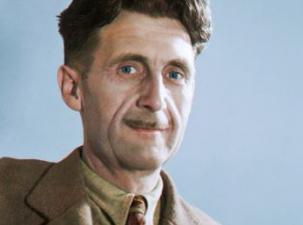 Portrait-Aufnahme von George Orwell