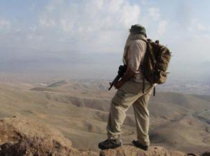Privater Milit&auml;rauftragnehmer in der Provinz Badakhshan, Afghanistan, 2006.