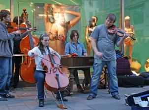 Stra&szlig;enmusiker in Wien 2011
