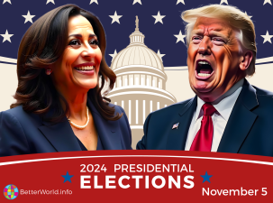 Die US-Politiker Harris und Trump gegen&uuml;bergestellt vor dem Wei&szlig;en Haus