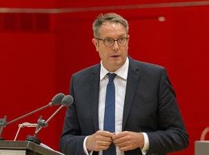 Plenarsitzung des rheinland-pfälzischen Landtages am 27. August 2020 in Mainz, Alexander Schweitzer.