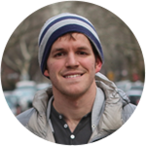 Ein junger Mann aus New York, der dich anguckt