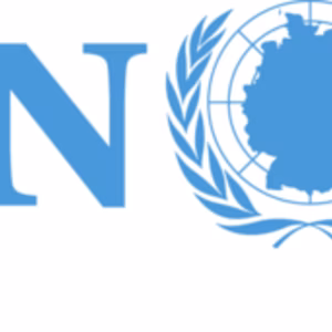 Logo mit den Worten "JUNON" in blauen Buchstaben und einer stilisierten Weltkarte im Hintergrund, umgeben von einem Symbol einer internationalen Organisation.