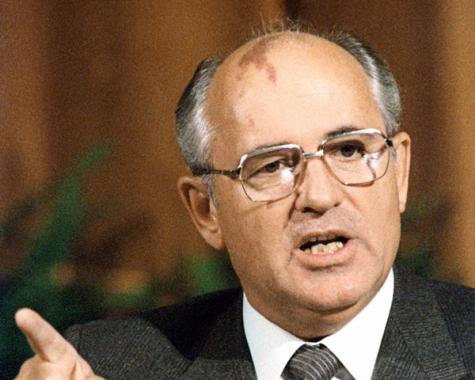 Ein Portraitfoto von Vorbild Michail Gorbatschow