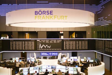 Die Frankfurter Börse von oben betrachtet