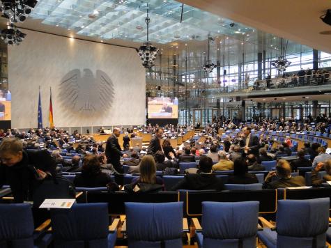 Eine Sitzung im Bundestag