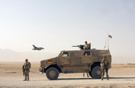 Deutsche Bundeswehr beim Auslandseinsatz in Afghanistan.