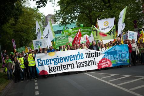 Eine Demo zur Energiewende