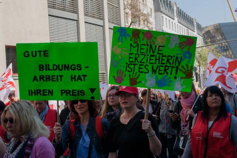 Eine Demo f&uuml;r eine bessere Sozialpolitik