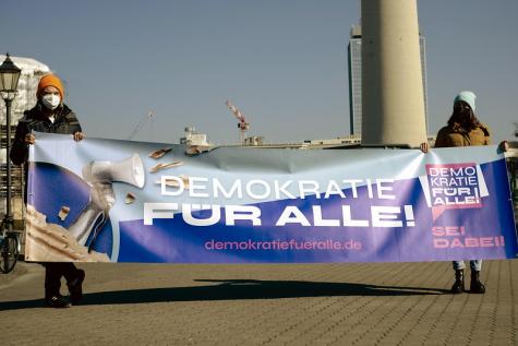 Eine Demo f&uuml;r Demokratie f&uuml;r alle