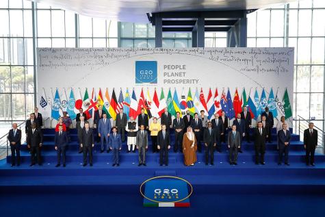 Bild der Mitglieder des G20 Gipfels. Das politische Treffen dient der Besprechung der Entwicklung der Weltwirtschaft.