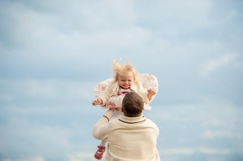 Kind mit Vater