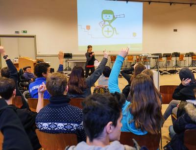 Eine Schulklasse im Unterricht