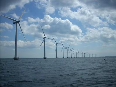 Ein Offshore-Windpark