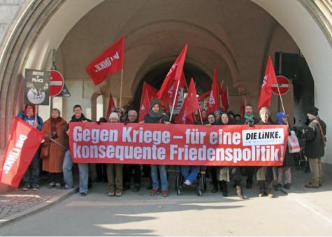 Eine Demo f&uuml;r Frieden und gegen Krieg