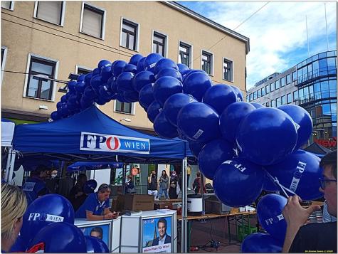 Eine Wahlveranstaltung der FPÖ