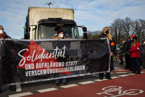 Eine Demo für mehr Gerechtigkeit in der Pandemiebekämpfung