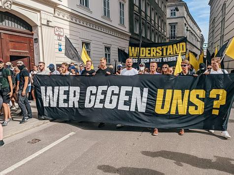Eine Demo der IB&Ouml; in Wien