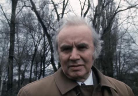 Robert Jungk bei einem Videodreh des SRF