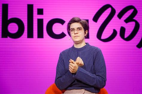 Marlene Engelhorn auf der re:publica 2023 Konferenz