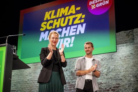 Die Grünen Spitzenkandidaten auf dem 46. Grünen Bundeskongress