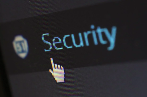 Wort "Security" auf dem Bildschirm in der Suchleiste