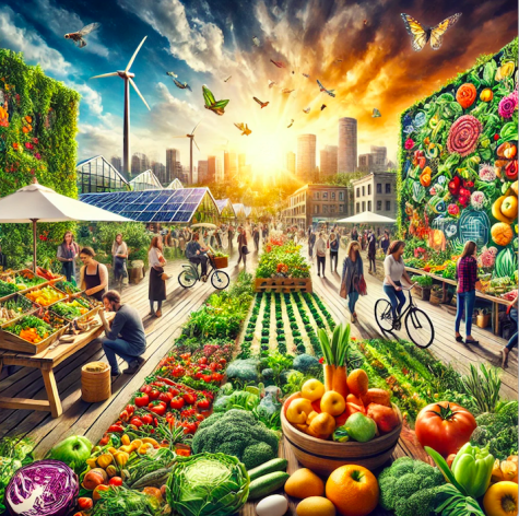 Lebensmittel nachhaltig produziert