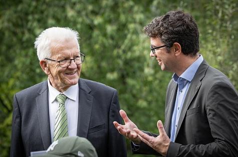 Ralf Nentwich im Gespr&auml;ch mit Ministerpr&auml;sident Kretschmann