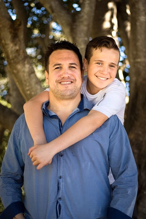Vater und Sohn